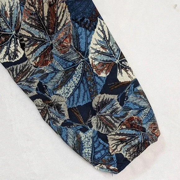 Christopher & Banks Tunic Womens L Paisley Forest Core Boho‎ Vintage Academia - Picture 4 of 11